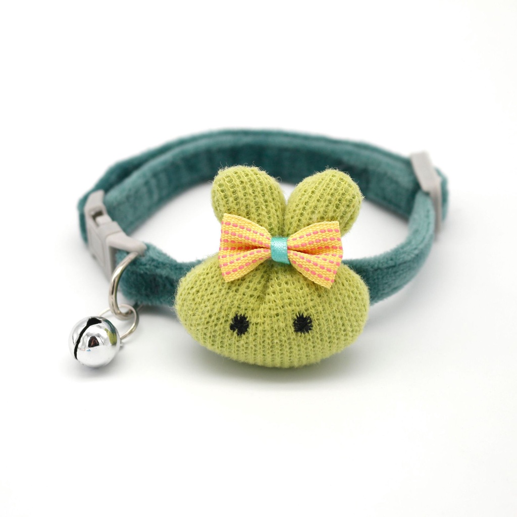 Vòng Cổ Gắn Chuông Và Nơ Họa Tiết Hoạt Hình Dễ Thương Dành Cho Thú Cưng