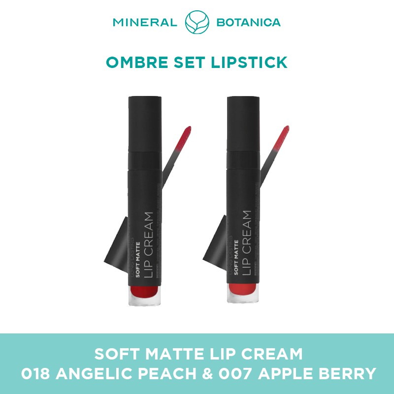 (hàng Mới Về) Bộ Son Môi Khoáng Màu Ombre Độc Đáo