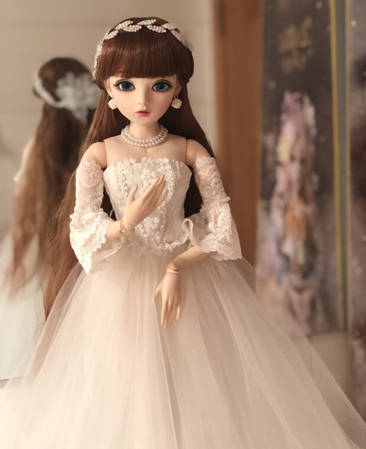 Búp bê bjd 60cm mặc váy đuôi cá