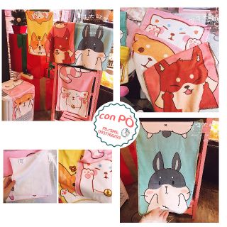 Khăn lau mặt hình thú cute