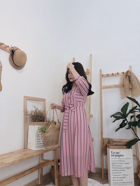 Váy xinh hoa tiết GIÓ | BigBuy360 - bigbuy360.vn