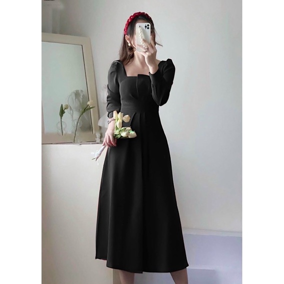 BIGSIZE Đầm tiểu thư dáng dài bigsize 50-90kg