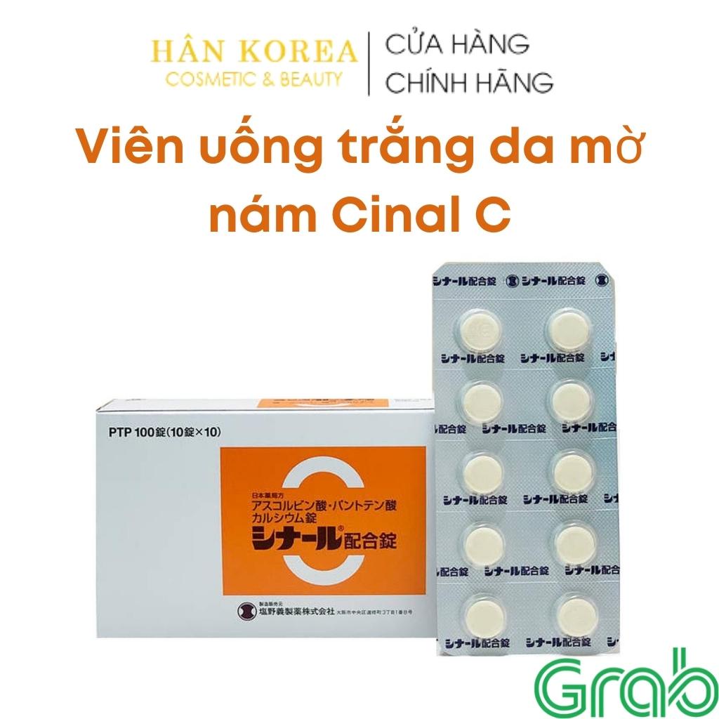 Viên uống Cinal C Nhật Bản, trắng da, mờ thâm nám nám, tăng cường sức khỏe Hân Korea