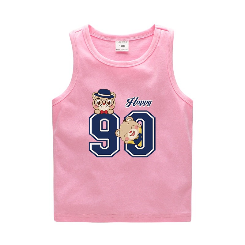 Áo ba lỗ, áo sát nách cho bé chất cotton số 90 từ 7-20 kg