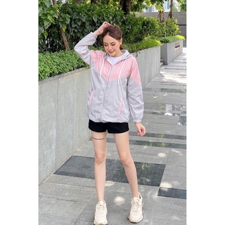 XẢ KHO - ÁO KHOÁC GIÓ NỮ PHỐI MÀU