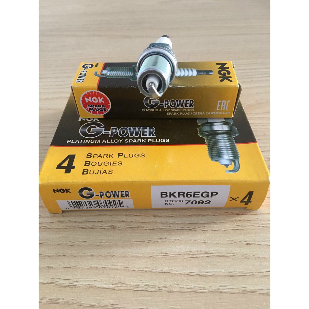 Bộ 4 Bugi Cao Cấp NGK Platinum xe ACCENT CERATO ELANTRA VIOS  YARIS ALTIS ACCORD VITY CIVIC