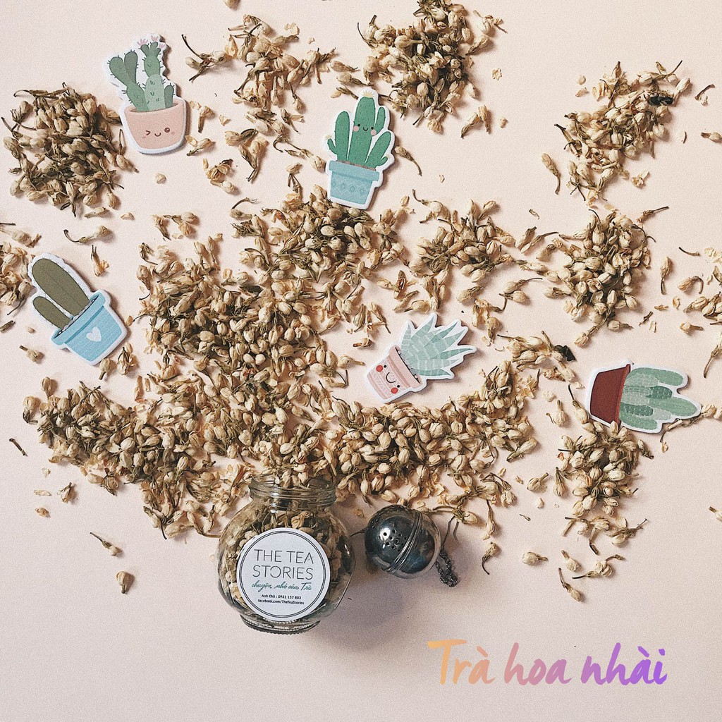 Trà Hoa Nhài giảm căng thẳng, mất ngủ, đau đầu - The Tea Stories