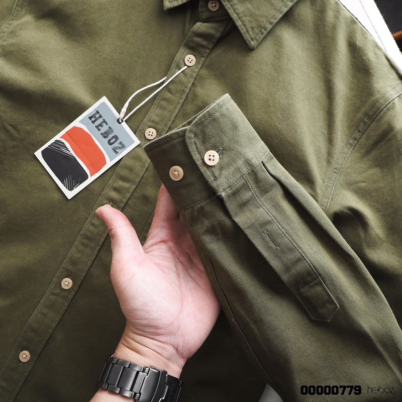 Áo sơmi dài tay nam HB