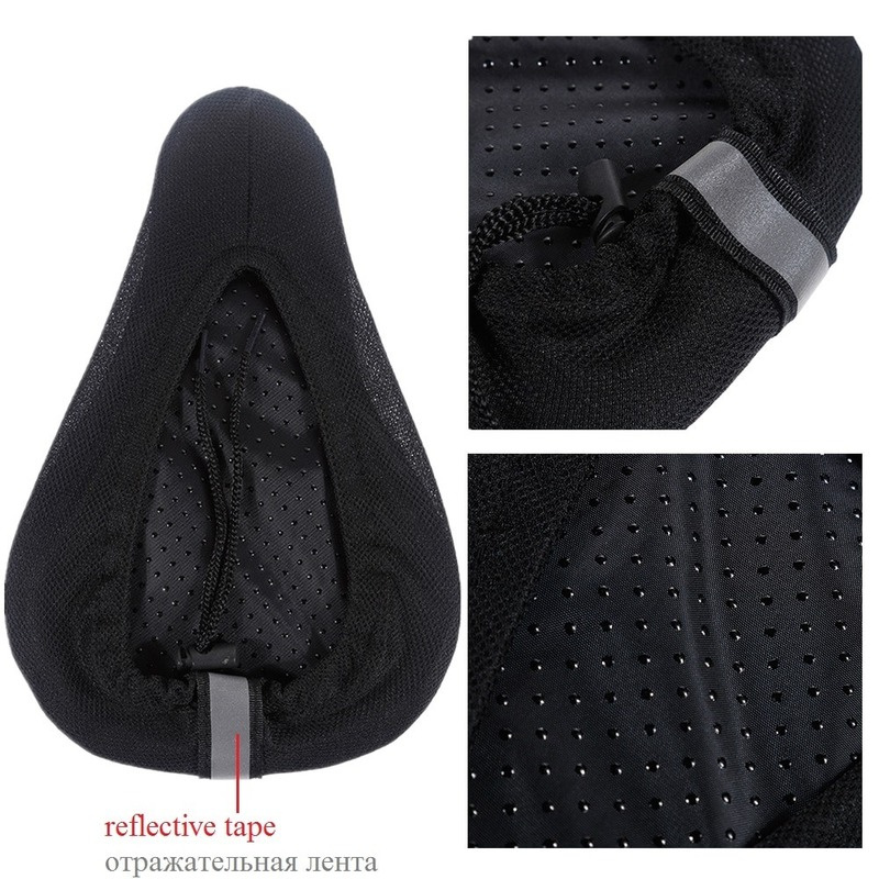 Foam pad for mountain bike saddle, comfortable, anti-slip, convenient