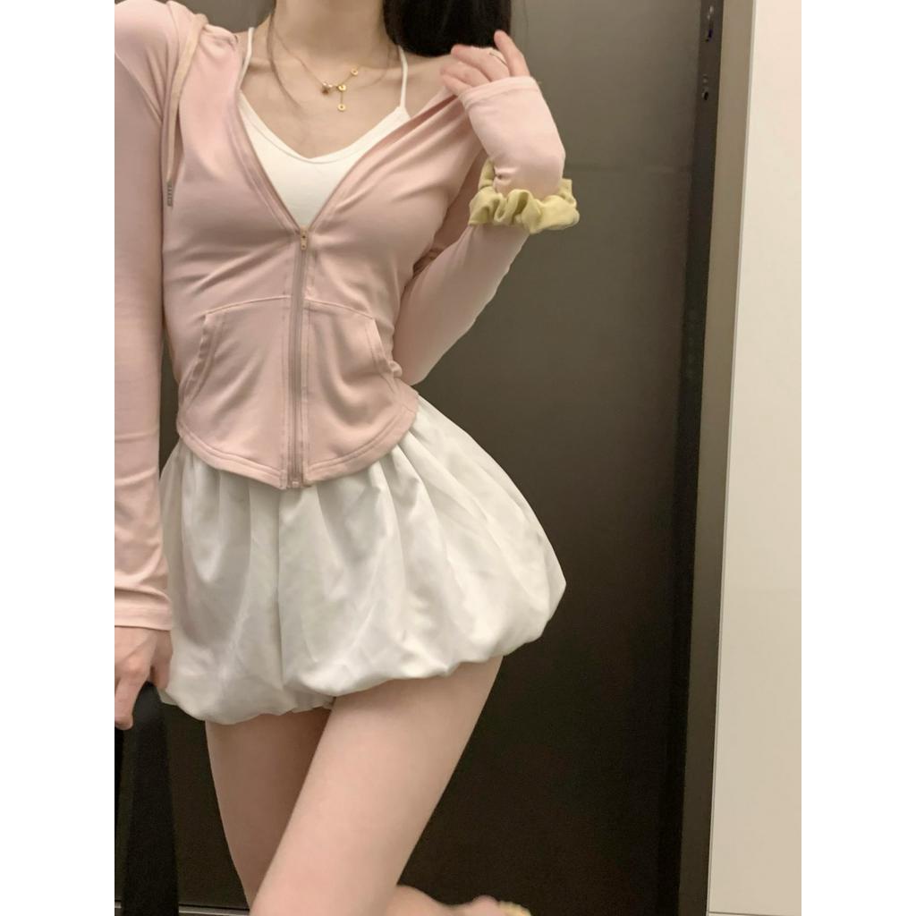 63151 Áo Nịt Mỏng Giản Dị / Áo Hai Dây / Quần Short