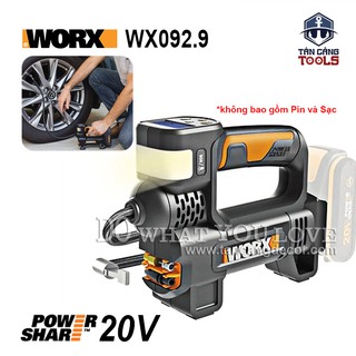 Máy bơm hơi dùng pin worx 20 v wx092.9