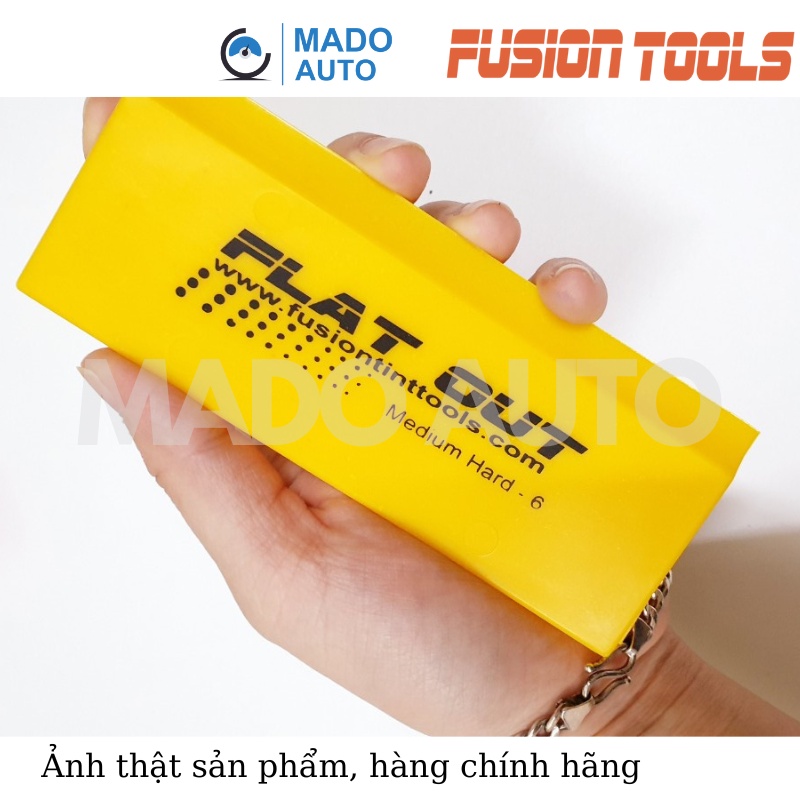 Gạt cao su dán Film cách nhiệt Fusion Flat Out Medium Hard 6 MADO AUTO Hàng Chính hãng