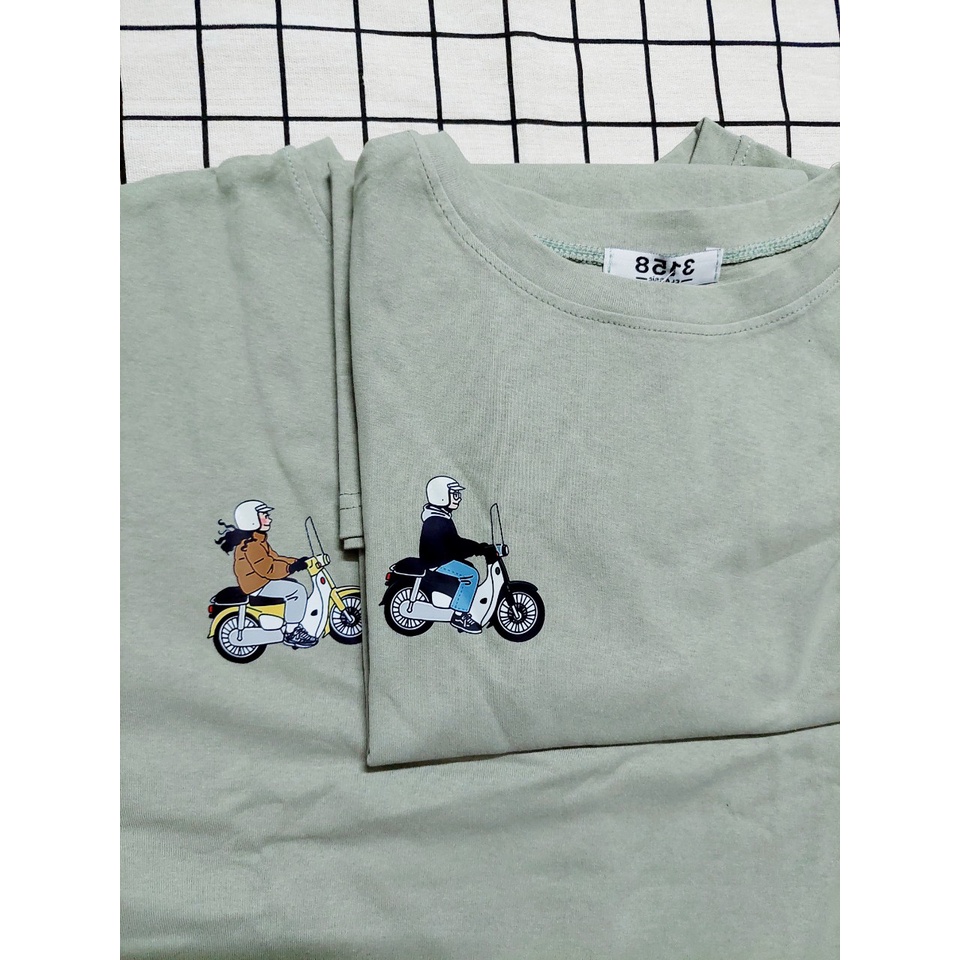 Áo Thun Cotton Vintage - Basic Form Rộng Dưới 65kg