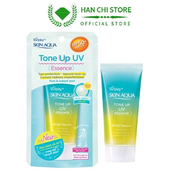Kem Chống Nắng Sunplay Skin Aqua Tone Up UV Essence SPF50+ PA++++, Kem Chống Nắng Sunplay Skin Aqua Kiềm Dầu Nâng Tông | BigBuy360 - bigbuy360.vn