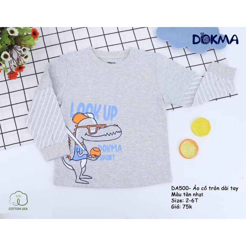 Áo dài mỏng Dokma bé trai, bé gái