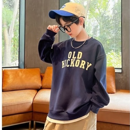 Áo thun BXPB tay dài phong cách thời trang cho bé trai/ bé gái 3-15 tuổi