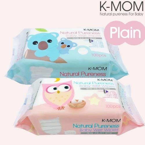 [Chính hãng] Khăn ướt Hàn Quốc Kmom 13110 gói 100 tờ