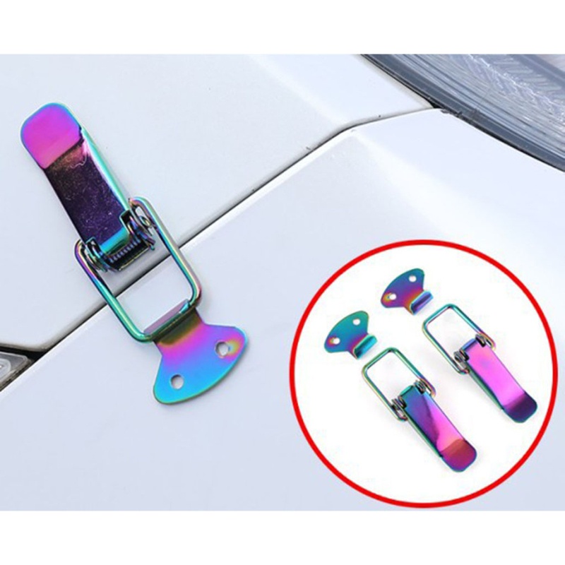 Bộ Kẹp Khóa Tấm Cản Xe Hơi Tháo Lắp Nhanh Nhiều Màu