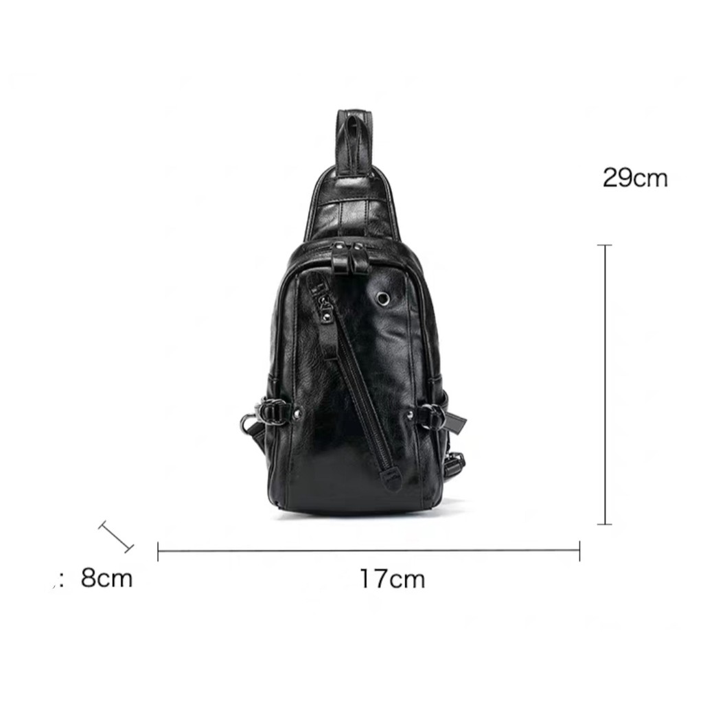 Túi Đeo Chéo Nam da Pu Chống Nước Chống Trầy Cao Cấp | Túi Xách Đeo Chéo Nam | Trạm Shop | BigBuy360 - bigbuy360.vn