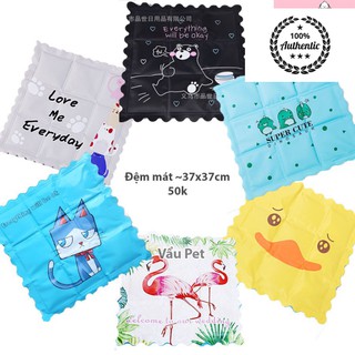 Đệm mát gel cho chó mèo - thảm mát cho thú cưng 37*37cm