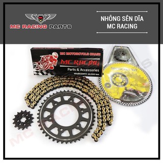 Bộ Nhông Sên Đĩa MC Racing Đủ Size Đủ Xe - Tặng Bình Xịt Sên