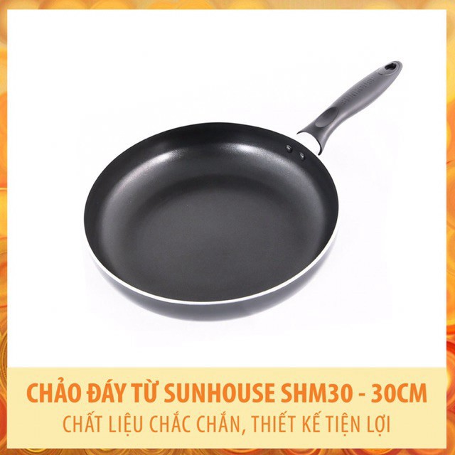 Chảo Chống Dính Sunhouse Đáy Từ Size 28-30cm