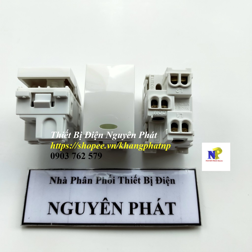 [ELITON] Hạt Ổ Cắm Công Tắc 1 Chiều & Công Tắc Cầu Thang X6 - Hàng Cao Cấp