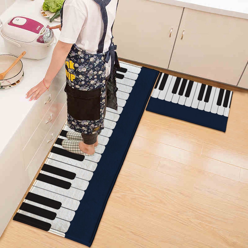 Thảm trải sàn hình đàn piano độc đáo