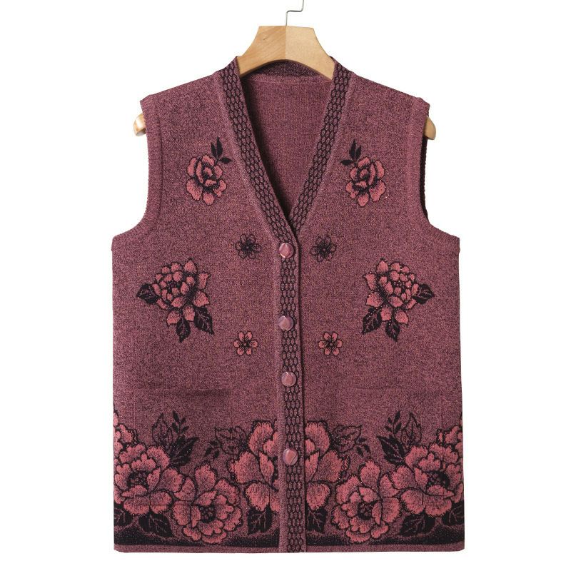 Áo Len Gile Cài Cúc Cho Bà Mẹ