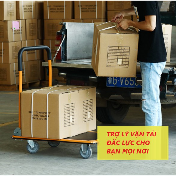 (Siêu Tải Trọng) Xe Đẩy Hàng TOSHIDO Thép Tải Trọng 250kg Tiện Lợi