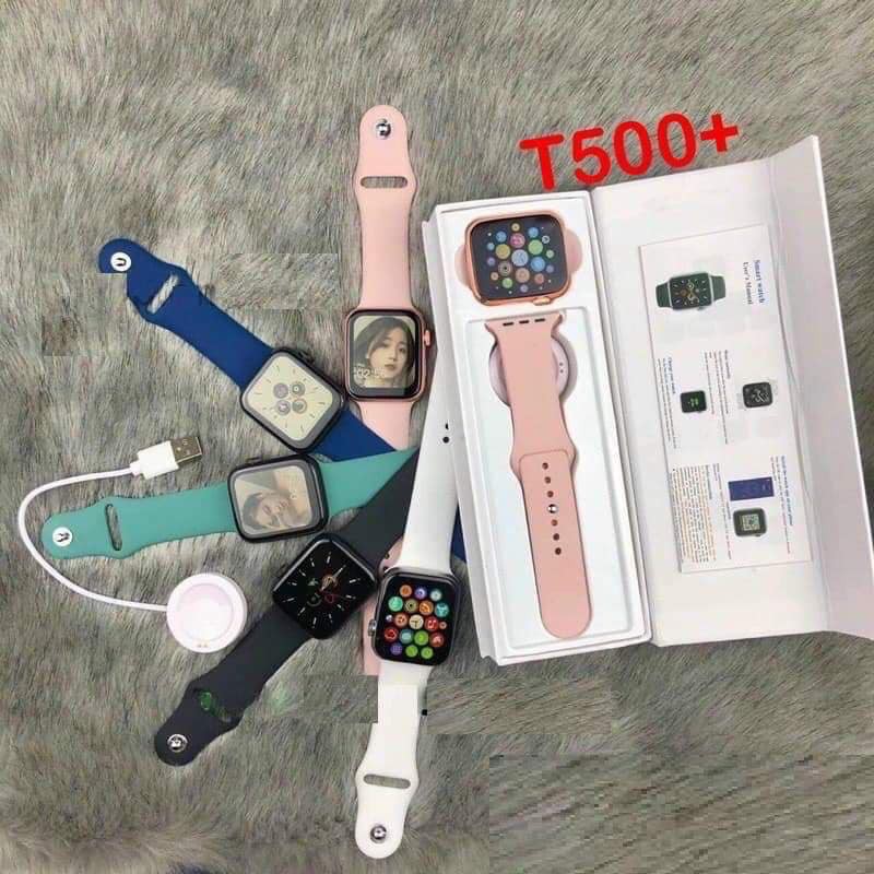 [đồng hồ T600]đồng hồ t500 plus + apple watch seri 6