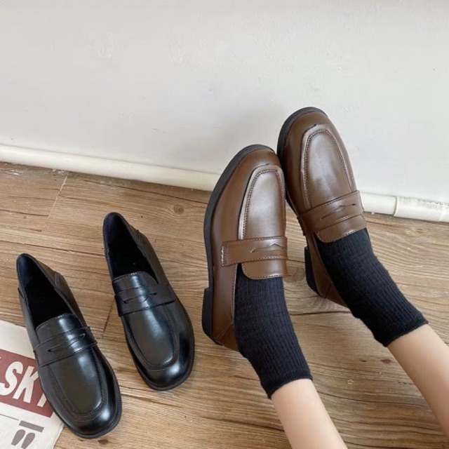 giày oxford đế bằng