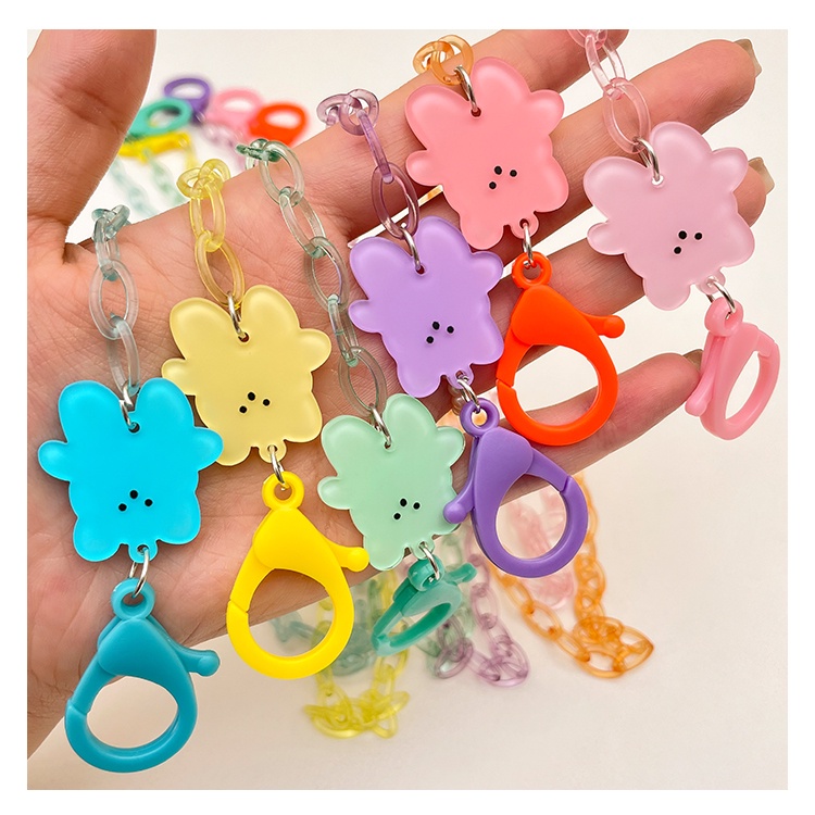 Dây Đeo Mắt Kính Hình Gấu Nhiều Màu Sắc Phong Cách Hàn Quốc Dễ Thương Cho Bé