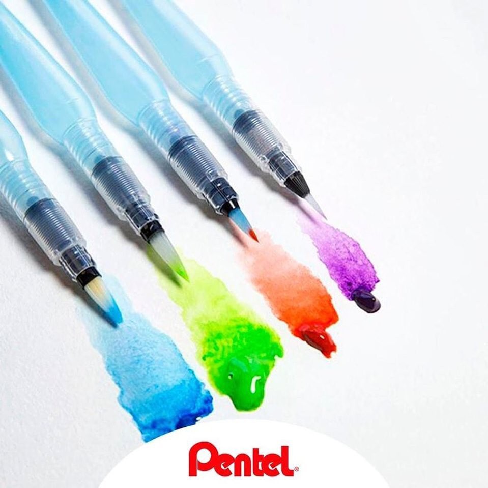 Cọ Vẽ Nước Cao Cấp Pentel - FRH [Hàng Chính Hãng]