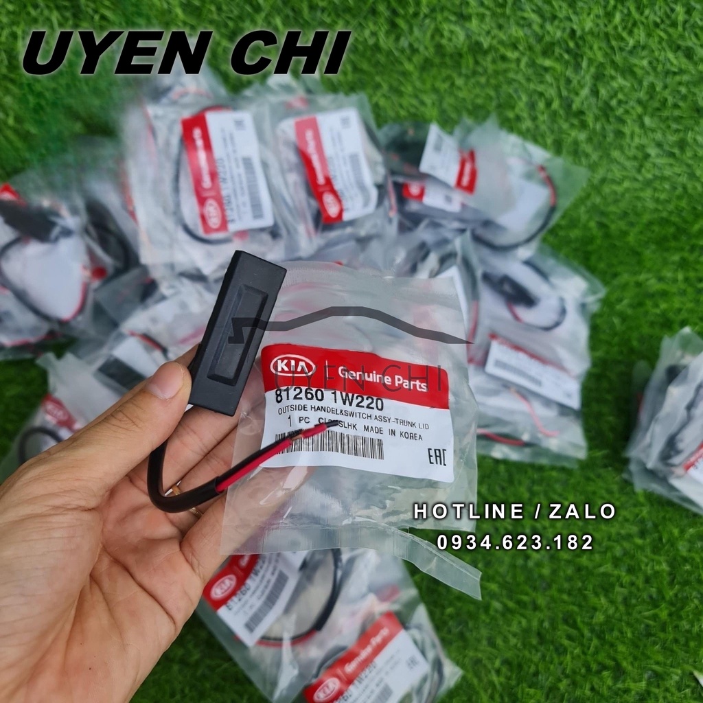 Công tắc mở cốp sau, cao su mở cốp sau xe Morning , I10 , Picanto, Rio, Accent,