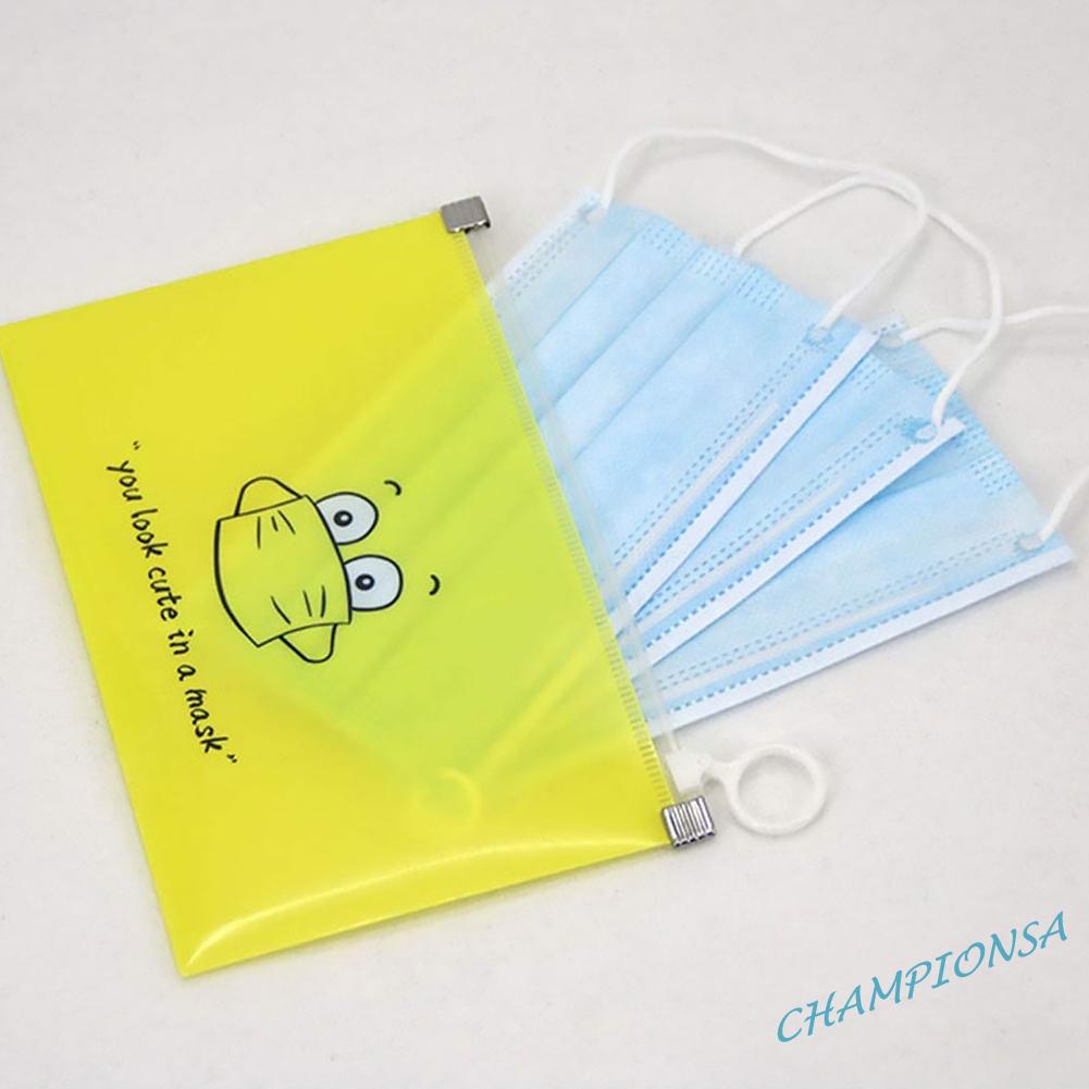 Set 8 túi đựng khẩu trang chống bụi có khóa kéo tiện dụng
 | BigBuy360 - bigbuy360.vn