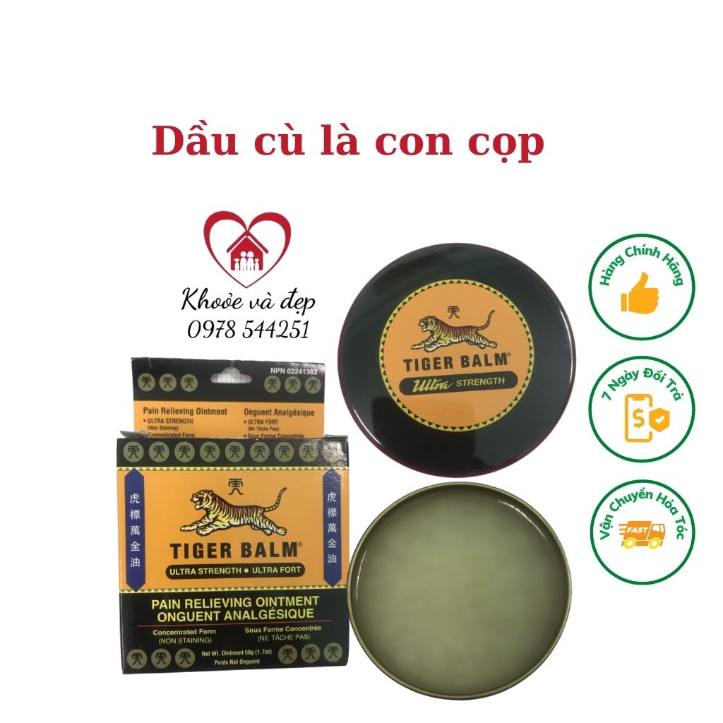 Dầu con cọp Tiger Balm Nhập Mỹ 50g