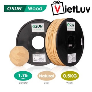 Nhựa in 3D ESUN Wood PLA filament 0.5kg hoặc 1kg