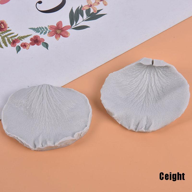 Khuôn silicon nhấn tạo hình cánh hoa hồng cho bánh