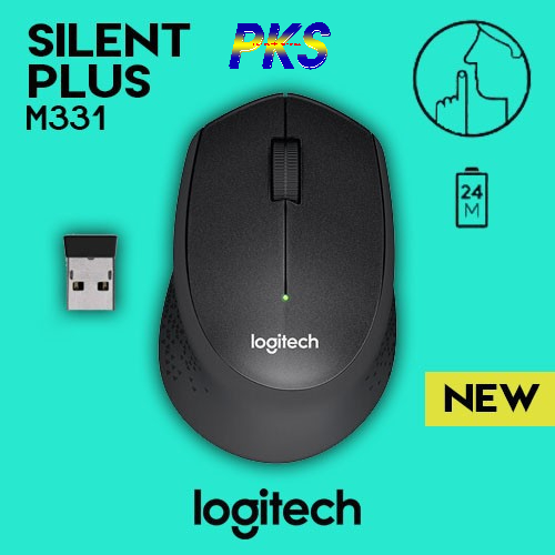 Chuột không dây Logitech M331 - Hàng chính hãng