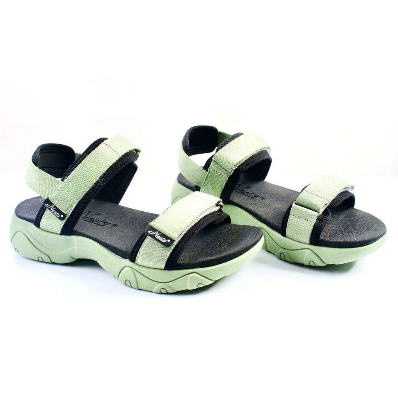 Giày Sandal Nesty nữ xanh bơ