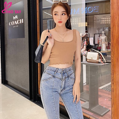 [Mã BMBAU50 giảm 7% đơn 99K] Áo Ba Lỗ Nữ Chất Thun Bo Viền Chân Áo - THỎ TÂY | BigBuy360 - bigbuy360.vn