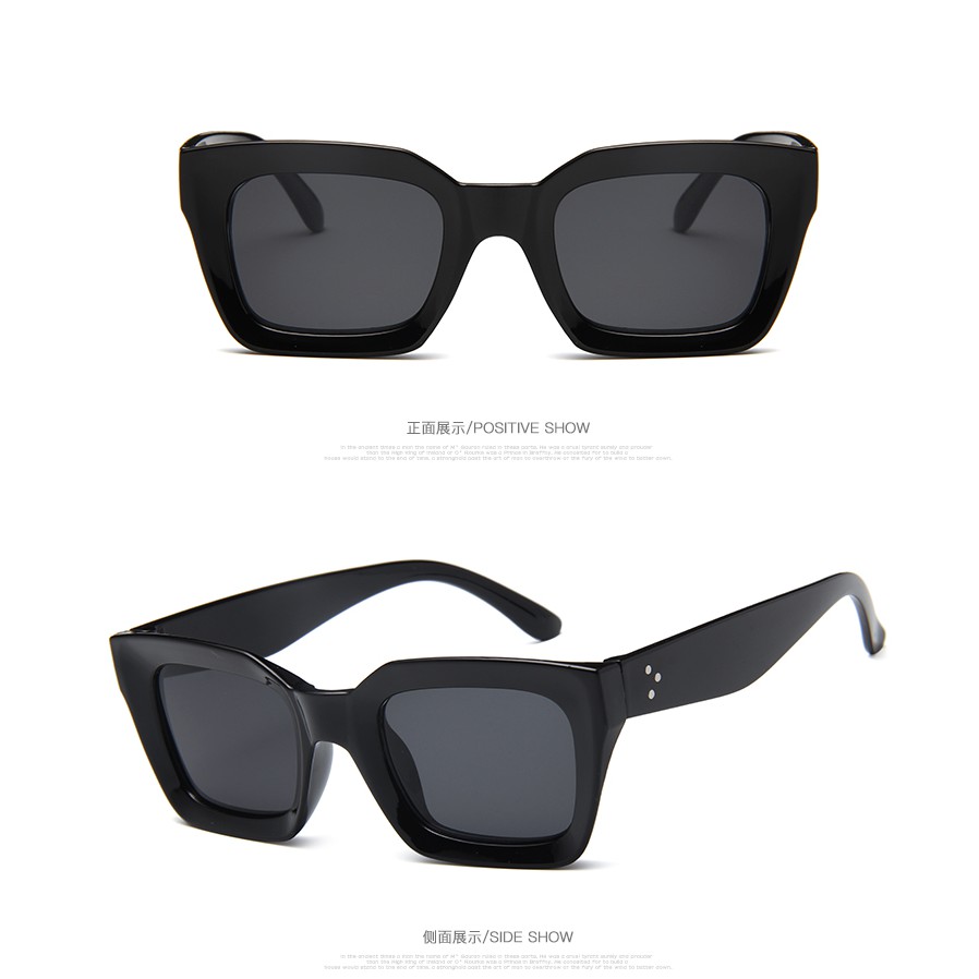 Kính Mát Kiểu Dáng Vuông Thời Trang Vintage Cho Nữ