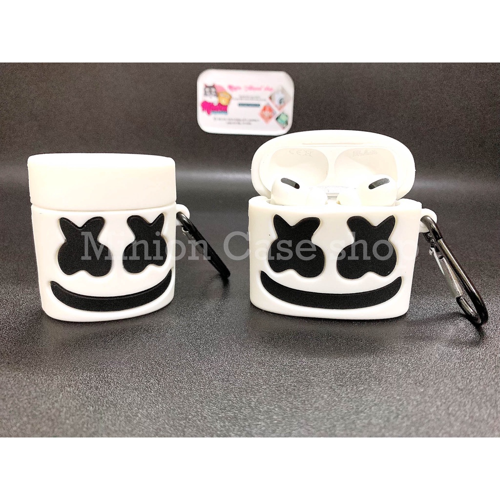 [Hàng loại 1] Ốp case Airpods 1/2, Airpods Pro DJ Marshmello silicon dẻo cao cấp