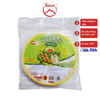 Bánh tráng cuốn Tây Ninh siêu mỏng Tanisa 200gr, dẻo, dễ cuốn, không thấm nước, an toàn VSTP