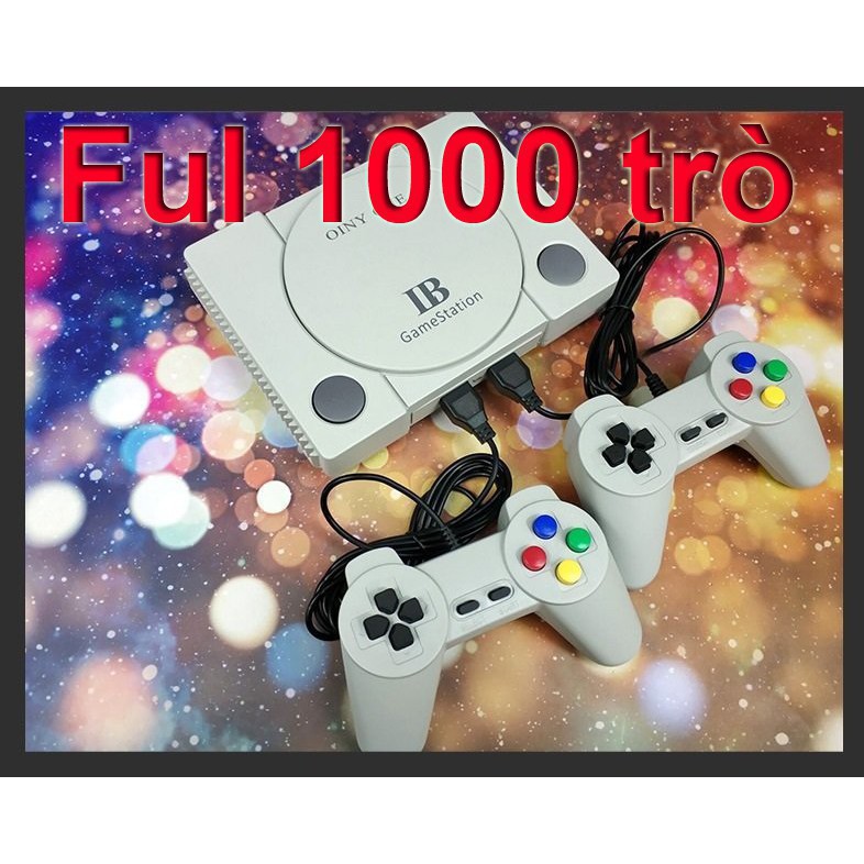 Máy chơi game Oiny One 1000 trò chơi 4 nút không trùng, Máy game Full 1000 trò chơi 8 bit ngày xưa GAME STATION