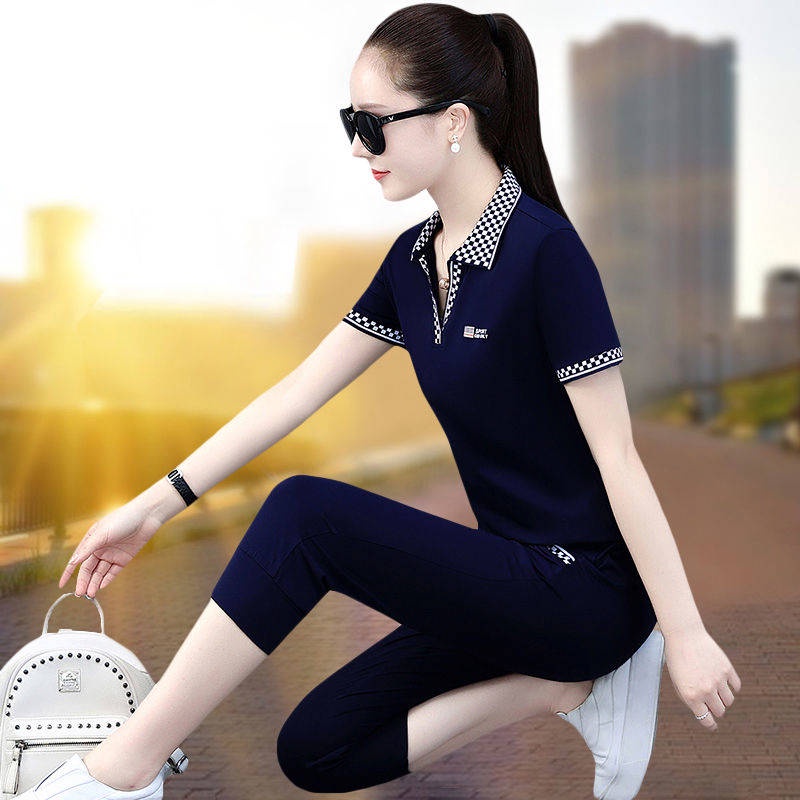 Bộ Đồ Thể Thao Mùa Hè Năm 2021 Phong Cách Hàn Quốc Thời Trang Cho Nữ