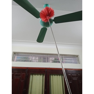 Chổi quét mạng nhện cây inox dài 2.25m,đồ phủi bụi trên cao,lau nóc tủ,góc nhà,ô lỗ bám bẩn trần,la phông