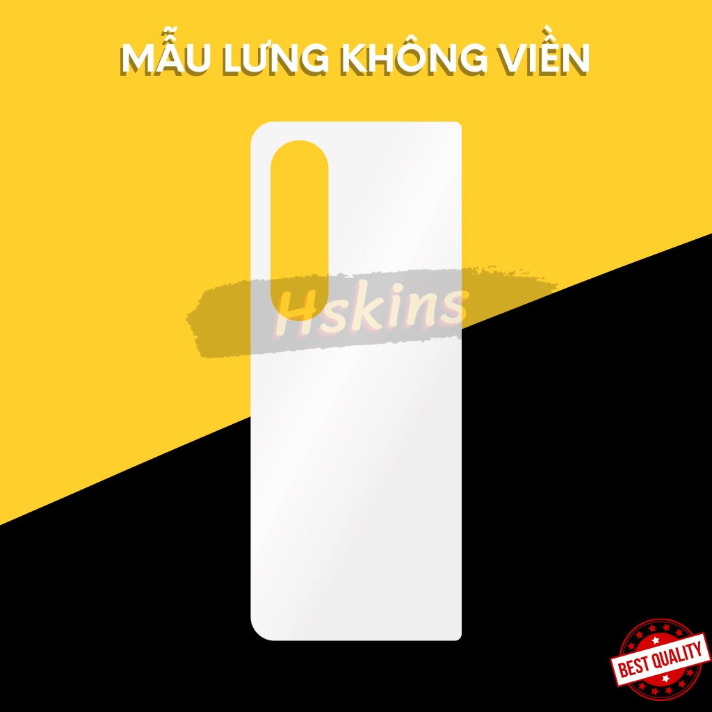 Miếng dán PPF thủy lực màn hình, mặt lưng Samsung Z Fold 4 5G phục hồi dầu hằn cao cấp