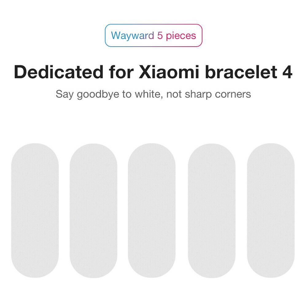 Bộ 10 miếng kính cường lực trong suốt bảo vệ màn hình đồng hồ Xiaomi Mi Band 4